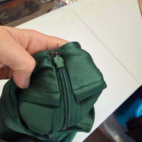 Ramy Brook Iris Satin Palazzo Pants Emerald Green Size 4 - Picture 5 of 11